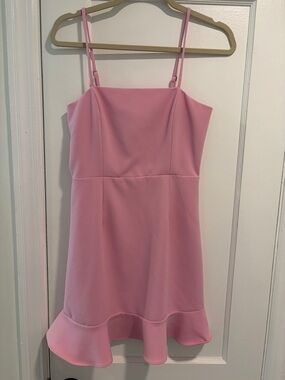 French Connection Pink Spaghetti Strap Dress